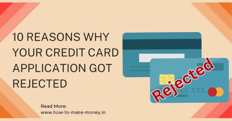 10 Reasons Why Your Credit Card Application Got Rejected